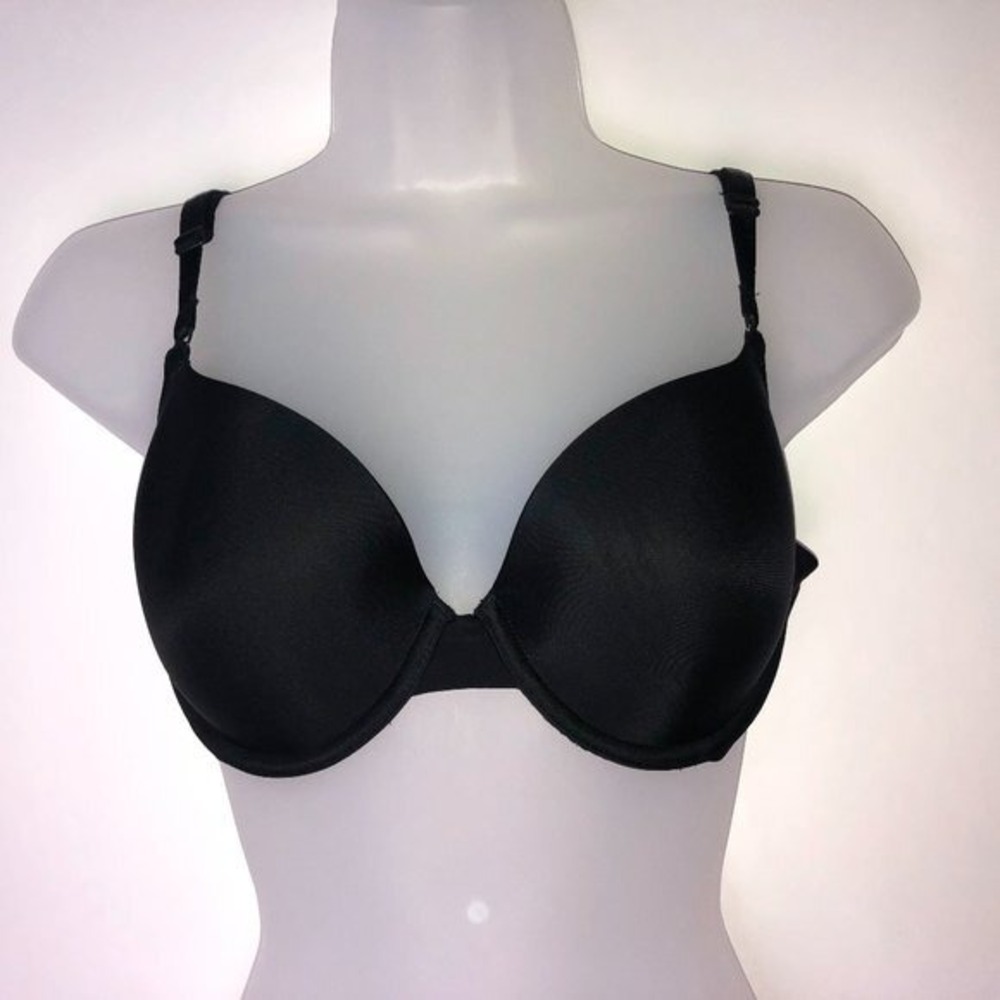 Victoria's Secret Black Demi Bra‎ 34D Goth